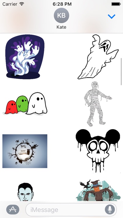 Halloween Stickers Sheet