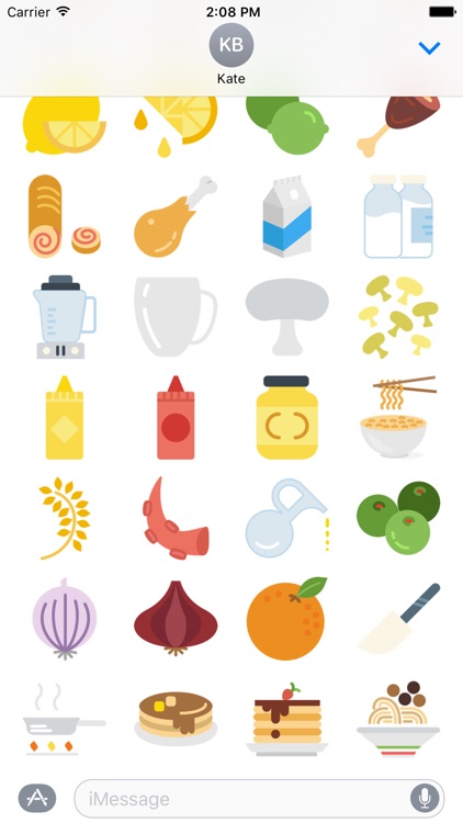 Food Sticker Set screenshot-3