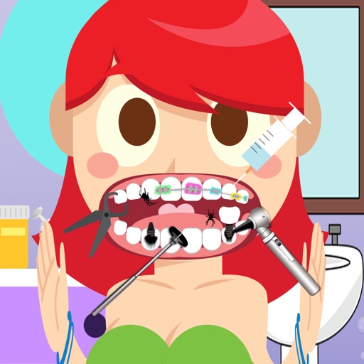 Mermaids Girl Dentist Doctor Game for Little Kids