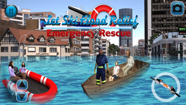 Jet Ski Flood Relief:Emergency Rescue