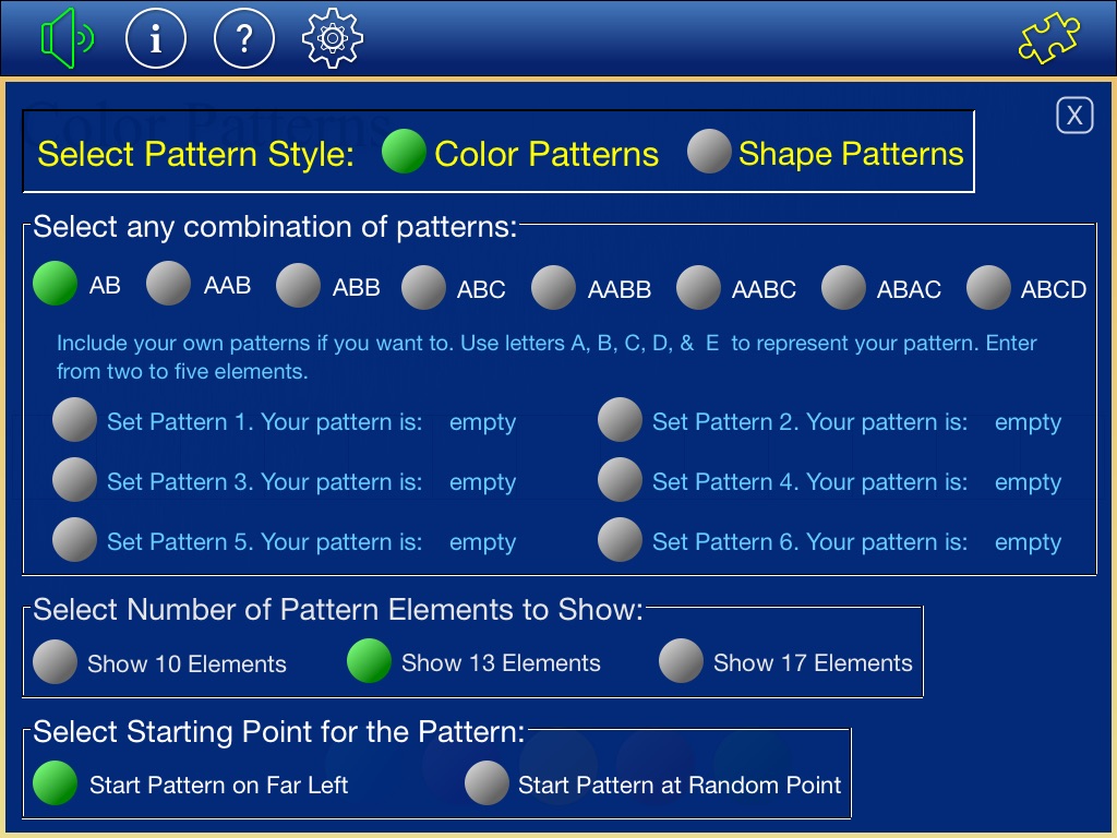 Patterns Colors and Shapes screenshot 4