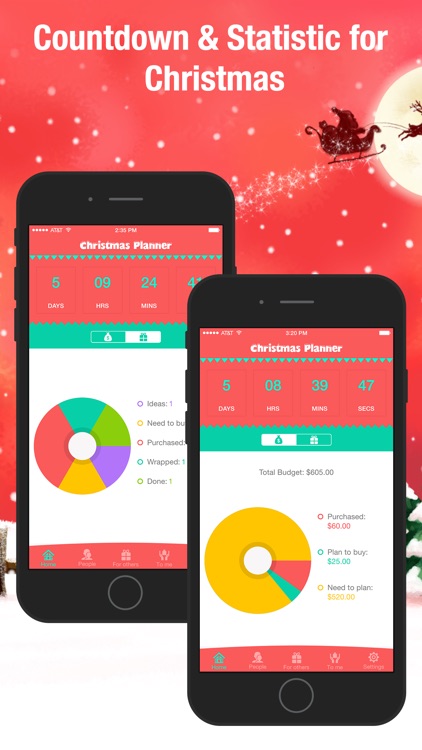 Christmas Planner Pro - Gifts idea & Shopping List