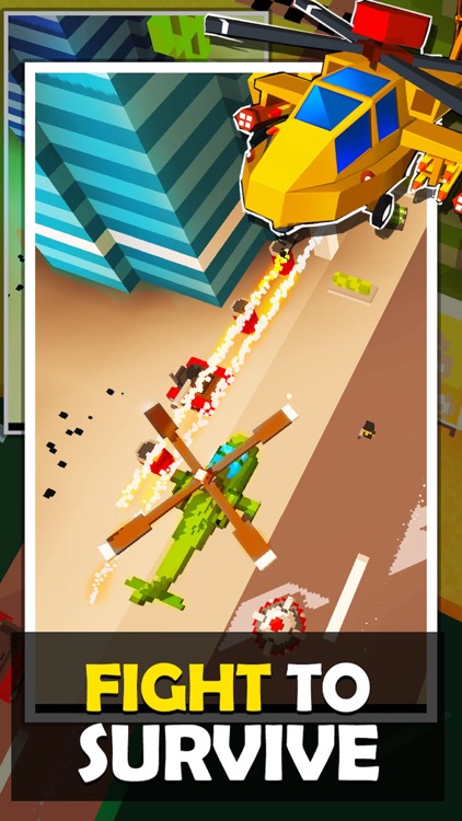 Pixel War-free tank & helicopter shooting games