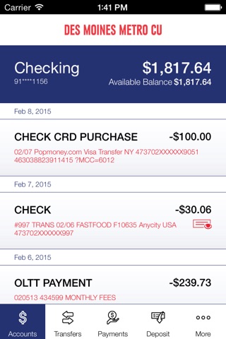 Des Moines Metro Credit Union screenshot 4