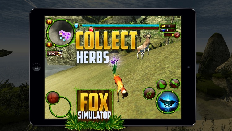 Wild Beach Fox Simulator Attack - 3D Hunter Sim