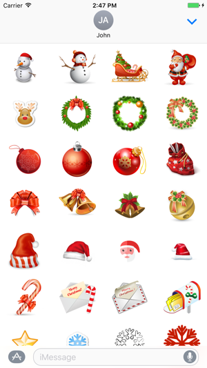 Merry Christmas Emoji Sticker(圖2)-速報App