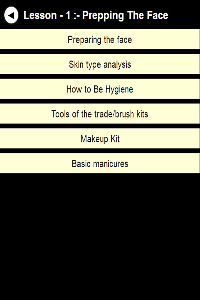 Makeup Course screenshot 2