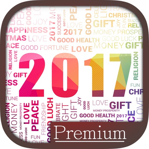 Happy New Year Greeting Cards 2017 - Pro icon