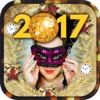Happy New Year 2017 Photo Frame Montage