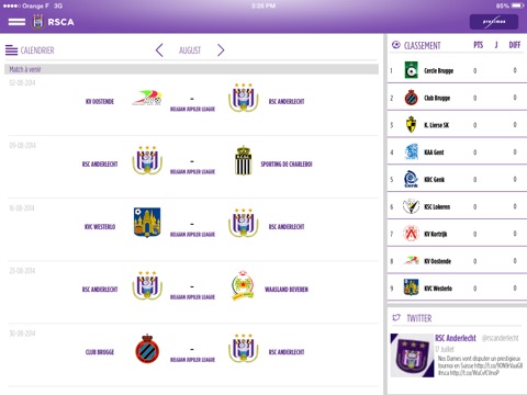 RSCA Official by Proximus screenshot 2