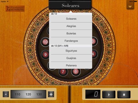Flamenco Metronome, by Juan Grecos screenshot 4