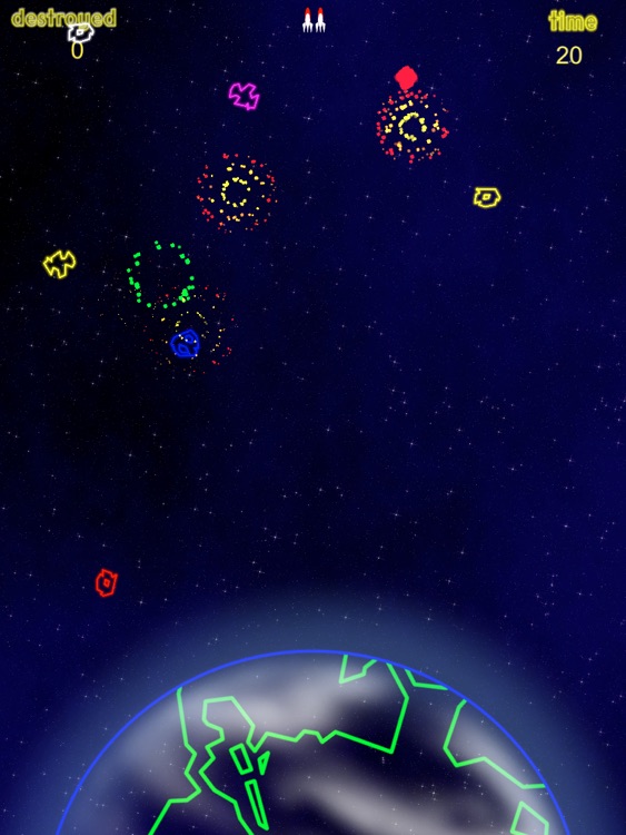 Asteroid Attack HD screenshot-3