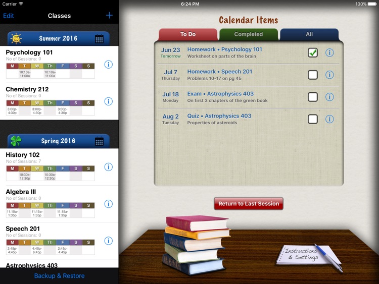 Complete Class Organizer screenshot-0