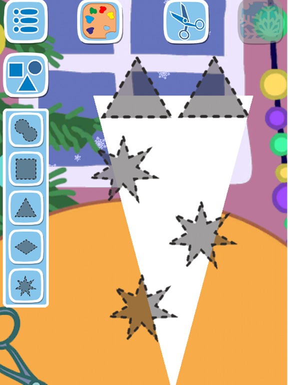 Игра Рукоделие для детей: Снежинки. Premium