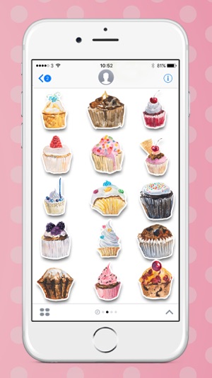 Cupcake & Cake: Cute Stickers for iMessage(圖5)-速報App