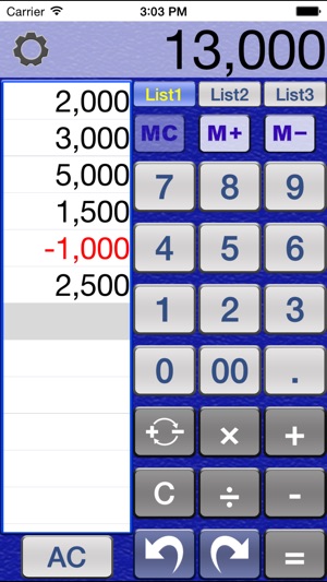 ACalcM (Calculator with a list)(圖1)-速報App