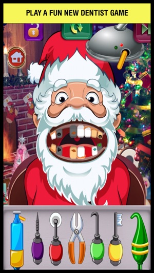 Christmas Dentist Doctor Kid Games (Girl