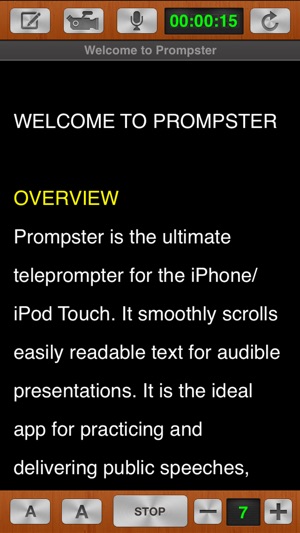 Prompster Pro™ - Teleprompter(圖5)-速報App