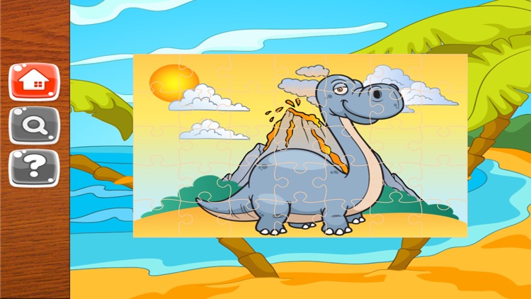 Dinosaur Jigsaw Puzzle For Kids Free screenshot-3