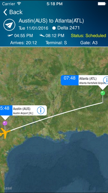 Airport Info Austin (AUS) + Flight Tracker screenshot-3