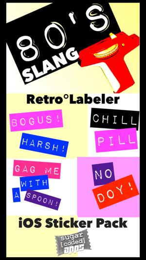 80's Slang: Retro Labeler(圖1)-速報App