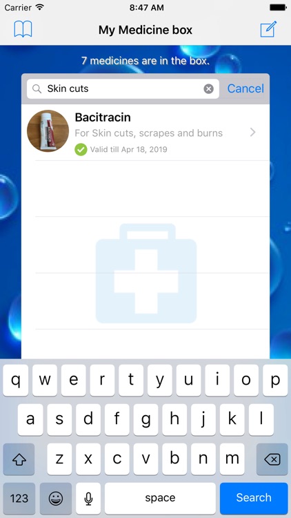 My Medicine Box Kit - Medication list & Reminders screenshot-3