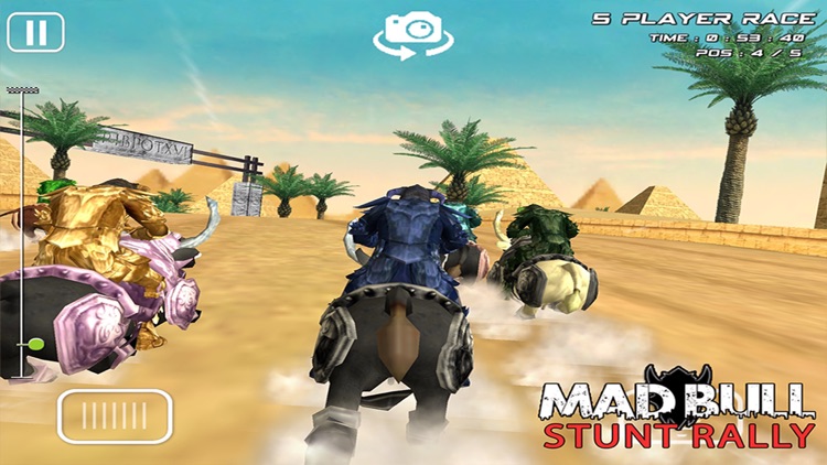 MAD BULL STUNT RALLY - Top 3D Racing Fun Game screenshot-3
