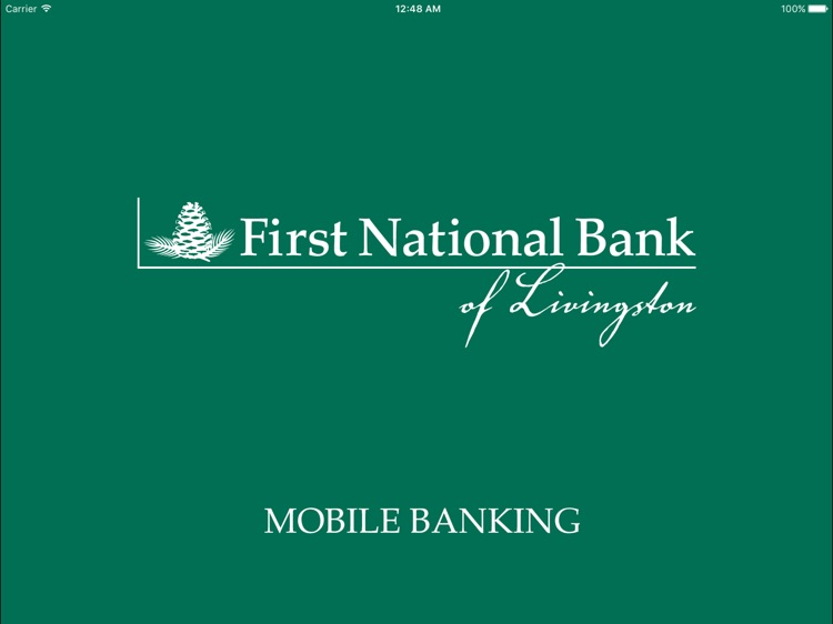 First National Bank of Livingston for iPad