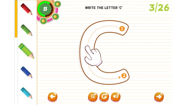 ABC Tracing Letters Handwriting Practice Preschool