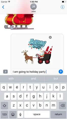 Game screenshot Sleigh Stickers - Christmas Stickers for iMessage hack