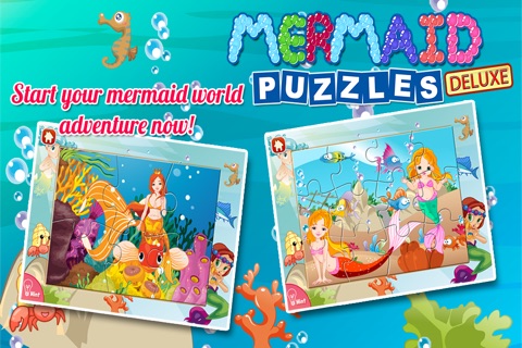 Mermaid Princess Puzzles Deluxe screenshot 4