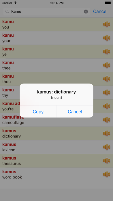 How to cancel & delete Kamus Bahasa Indonesia Inggris Offline from iphone & ipad 3