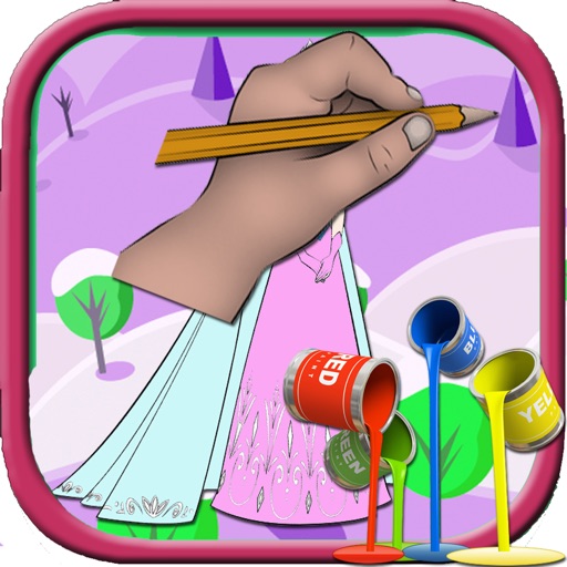 Paint Games Elsa Version iOS App