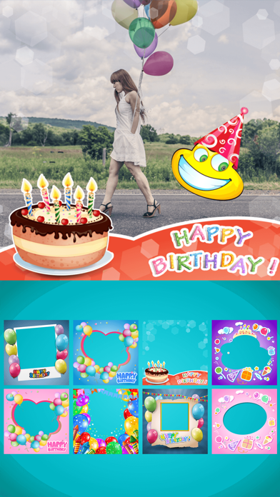 How to cancel & delete Happy Birthday Photo Frames & Stickers with Stamps from iphone & ipad 3