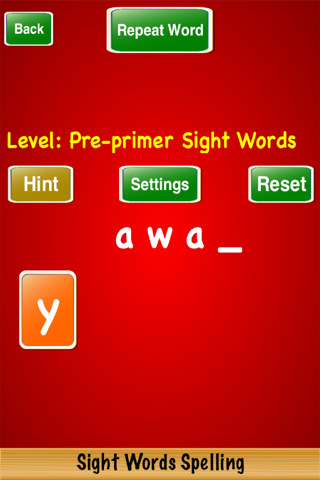 Sight Words Spelling - náhled