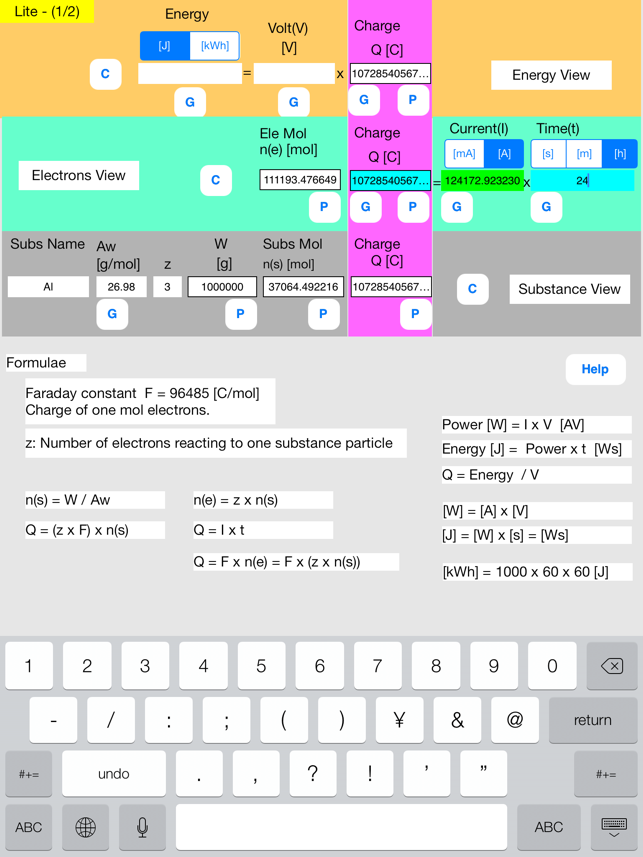 Faraday Calculator Lite(圖4)-速報App