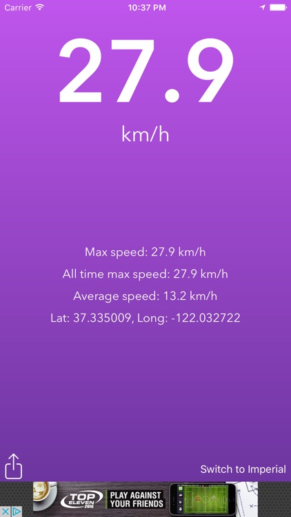 Simple Speed Meter