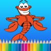 Aquatic World Coloring and Painting Book for Kids
