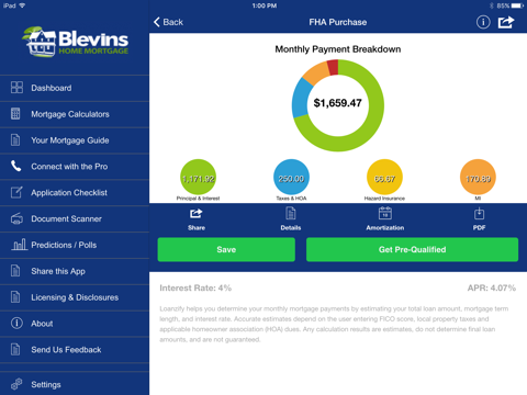Blevins Home Mortgage Inc screenshot 3