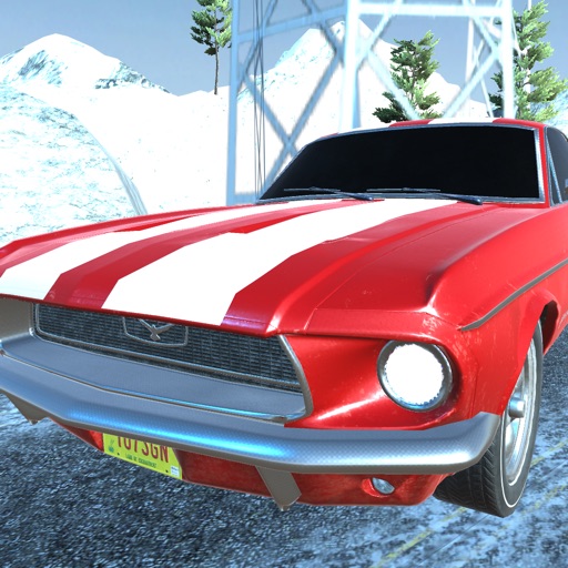Classic Snow Speed Car Simulator 3D Icon