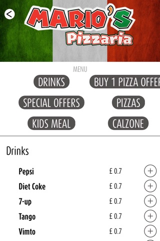 Mario's Pizzaria Manchester screenshot 2