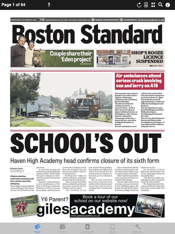 The Boston Standard Newspaper