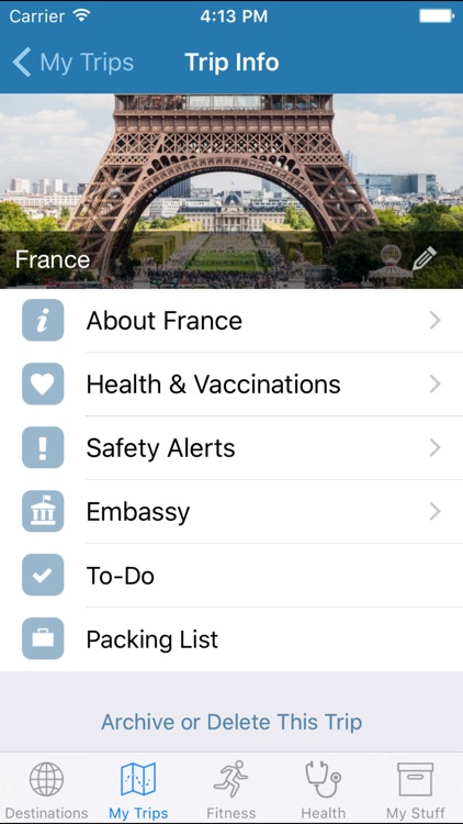 My Travel Health