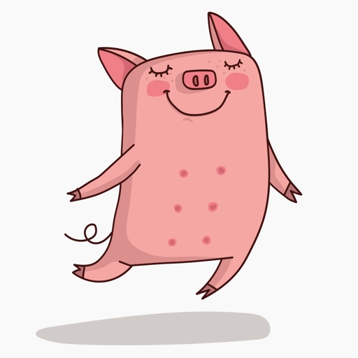 Cute Pig - Stickers for iMessage