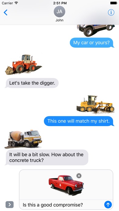 Car Truck Digger Stickersのスクリーンショット1 Car Truck Digger Stickersのスクリーンショット1