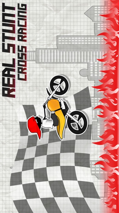 Real Stunt Racing-The Doodle Bike &Car Chase Gamesのスクリーンショット1 Real Stunt Racing-The Doodle Bike &Car Chase Gamesのスクリーンショット1