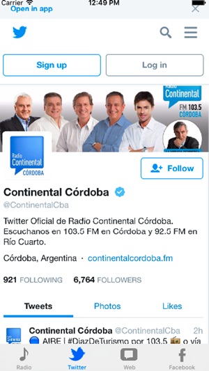 Radio Continental Córdoba(圖2)-速報App