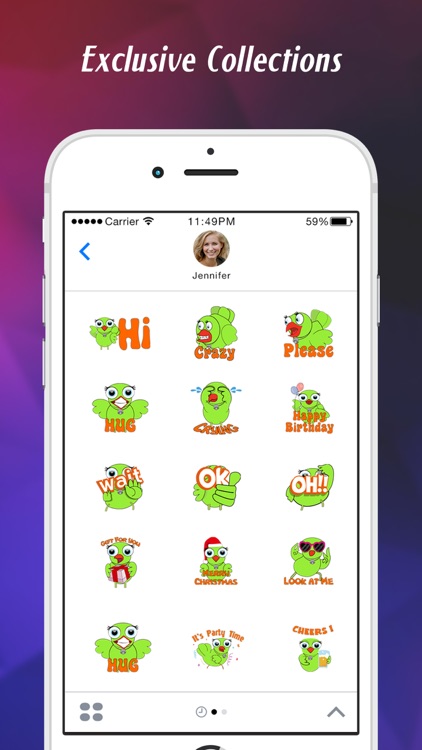 Stickers for iMessage & texts screenshot-4