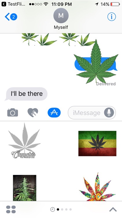 Weed Stickers for iMessage