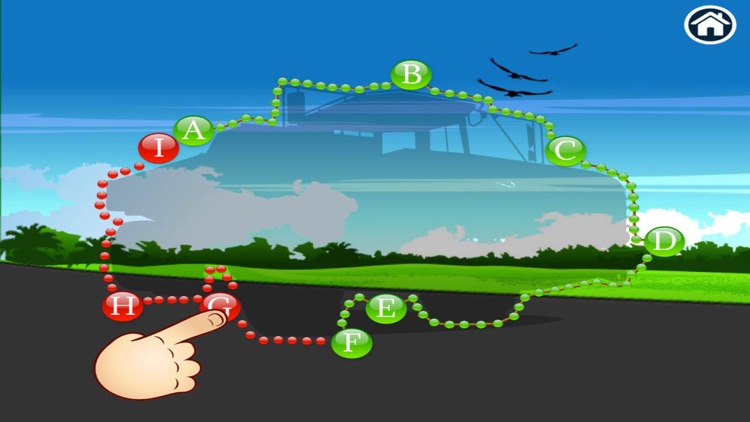 Trucks - Connect Dots for preschoolers screenshot-3